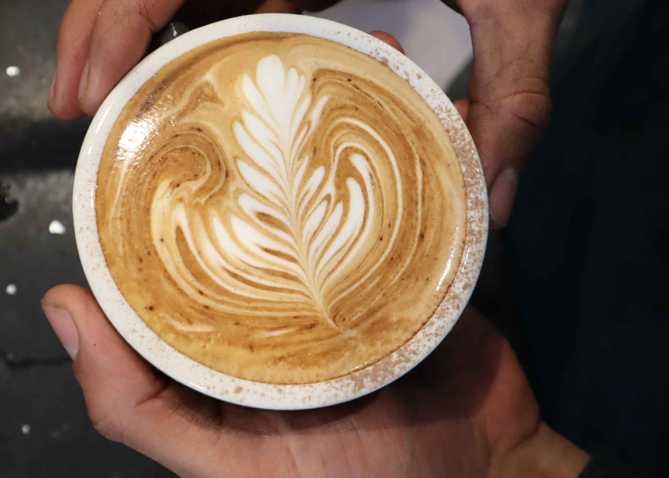 Close up image of a Gusto  Cappaccino