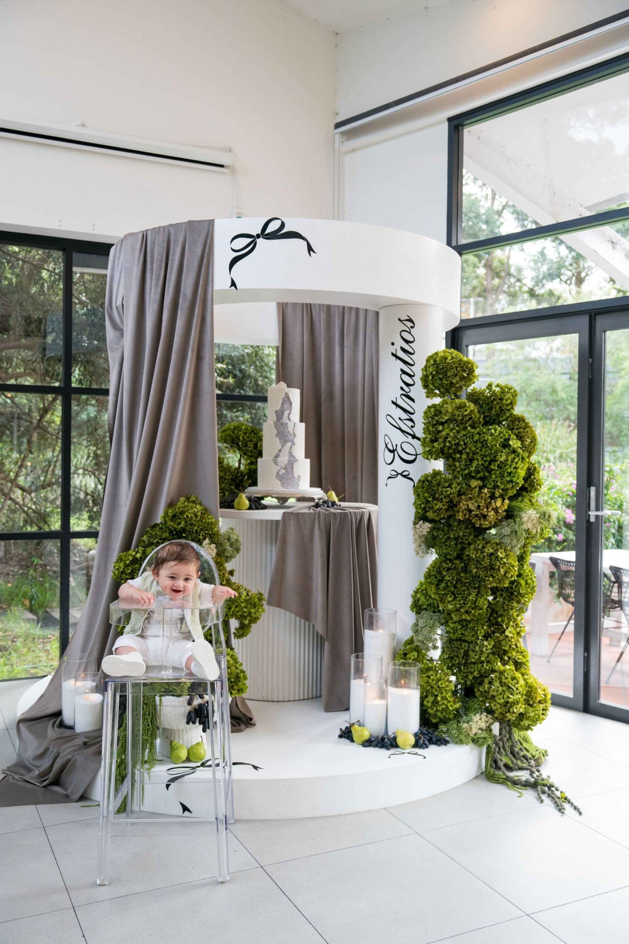 Christening Image Back Drop